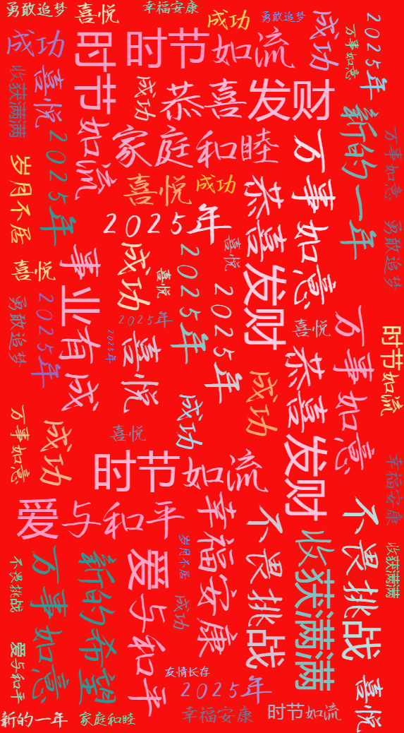2025年祝大家蛇年行大運(yùn)